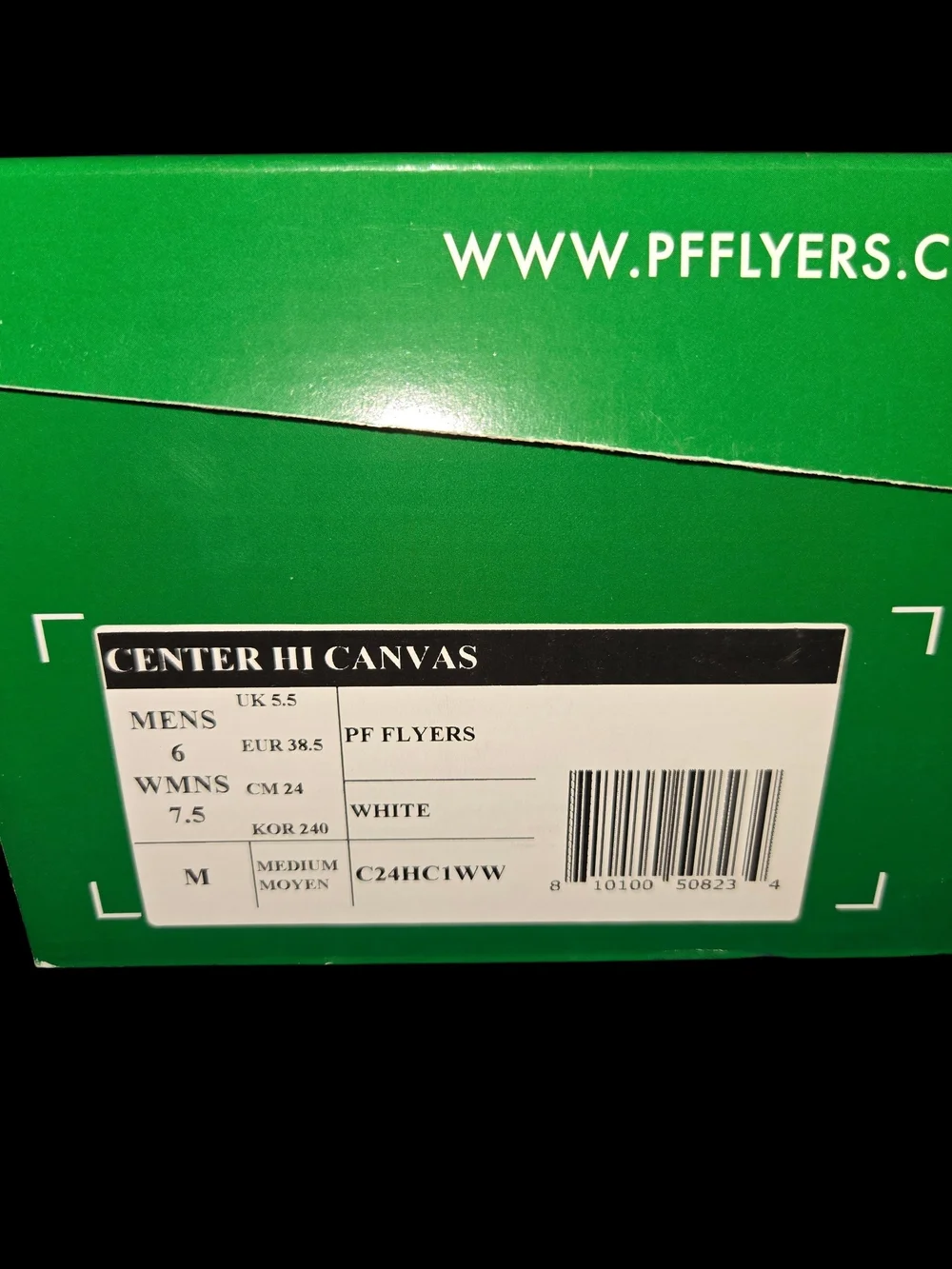 P.F. Flyers Center High Canvas Sneakers - White